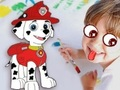 Jogo Livro de Colorir: Patrulha Canina  online
