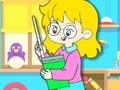Jogo Livro de Colorir: Professor  online