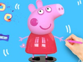 Jogo Livro de Colorir: Peppa Pig  online