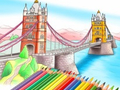 Jogo Livro de Colorir: Ponte de Londres  online