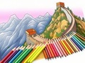 Jogo Livro de Colorir: A Grande Muralha  online