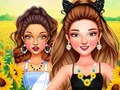 Jogo Looks com brilho de girassol de celebridades  online