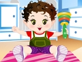 Jogo Lindo vestido de bebê  online