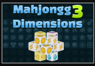 Jogo Mahjong 3 Dimensões  online