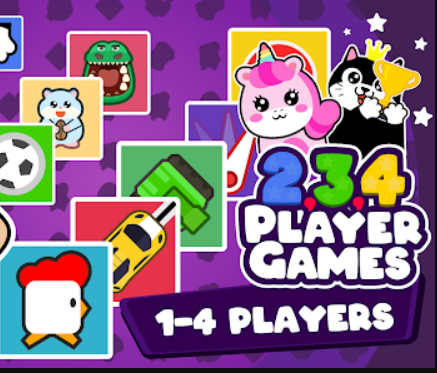 Jogo 4 jogos para 2 jogadores  online