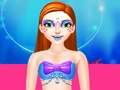 Jogo Boneca sereia reveladora de cores  online