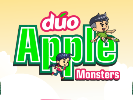 Jogo Duo Apple Monsters online