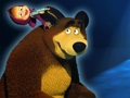 Jogo Masha e Urso Estrelas Escondidas  online