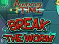 Jogo Hora de Aventura Quebre o Verme  online
