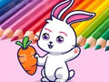 Jogo Livro para Colorir: Coelho Puxa Cenoura  online