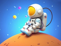 Jogo Livro de Colorir: Astronauta Sentado  online