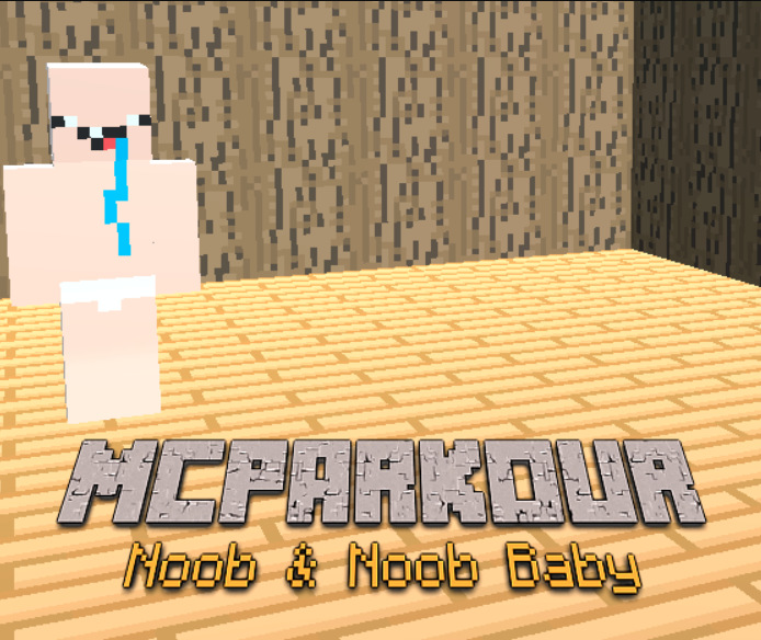 Jogo Mc Parkour Noob e Noob bebê online