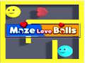 Jogo Labirinto de bolas de amor  online