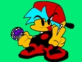 Jogo Livro para Colorir de Funkin de Sexta à Noite  online