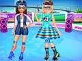 Jogo Prática de patinação BFF  online