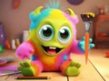 Jogo Livro de Colorir: Monstro  online