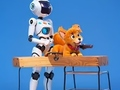 Jogo Livro para colorir: robô e cachorro  online