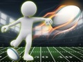 Jogo Stickman Rugby correr e chutar  online