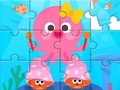Jogo Quebra-cabeça: polvo fofo  online