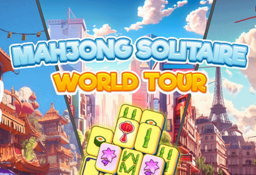 Jogo Paciência Mahjong: Turnê Mundial  online