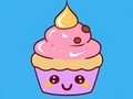 Jogo Livro para Colorir: Bolinho  online