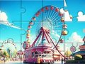 Jogo Quebra-cabeça: parque de diversões  online