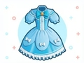 Jogo Livro para colorir: vestido com laço  online