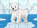 Jogo Quebra-cabeça: Urso Polar  online