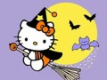 Jogo Livro para colorir: Kitty Halloween  online