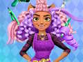 Jogo Desafio de penteado Clawdia Wolfgirl  online