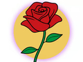 Jogo Livro para colorir: Rosa  online