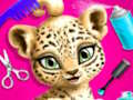 Jogo Salão de cabeleireiro de animais da selva  online