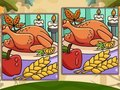 Jogo Dia de Ação de Graças Descubra as diferenças  online