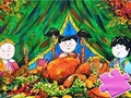 Jogo Quebra-cabeça: Feliz Dia de Ação de Graças  online