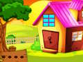 Jogo Casa com telhado de telhas Gold Treasure Escape  online