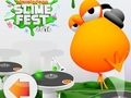 Jogo Nickelodeon Slime Fest: pule o ritmo  online