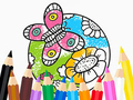 Jogo Livro para colorir: borboleta com flor  online
