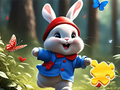 Jogo Quebra-cabeça: Coelho Correndo  online