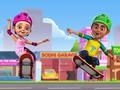 Jogo Aventura de Patinação Tapu  online