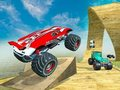 Jogo Corrida de Monster Truck Mega Rampa  online