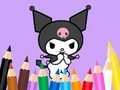 Jogo Livro para colorir: Kuromi carrega bolsa  online