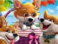 Jogo Quebra-cabeça: Corgis engraçados  online