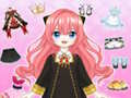 Jogo Vestir boneca de anime  online