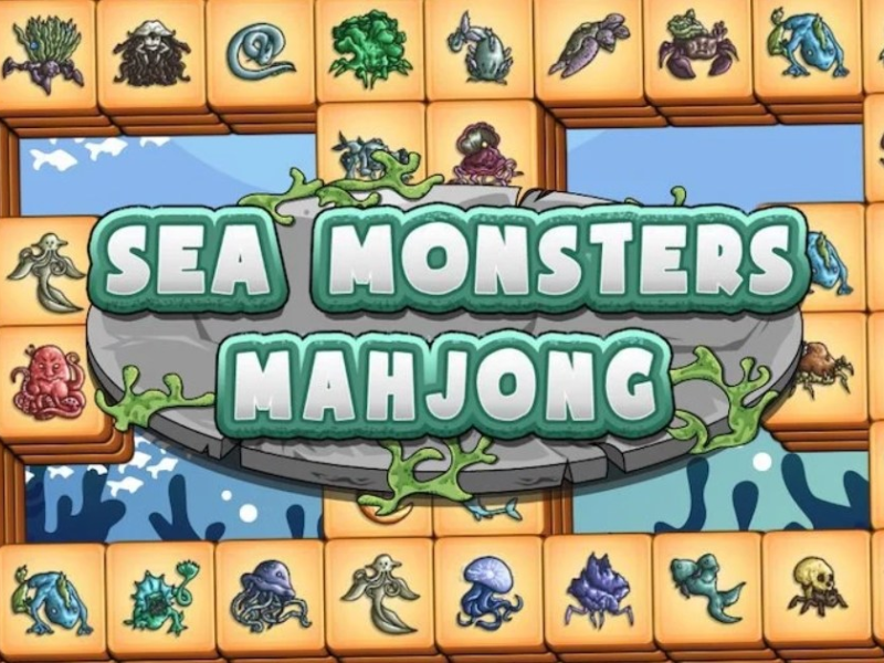 Jogo Monstros Marinhos Mahjong  online