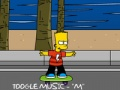 Jogo Bart Simpson Skateboarding  online