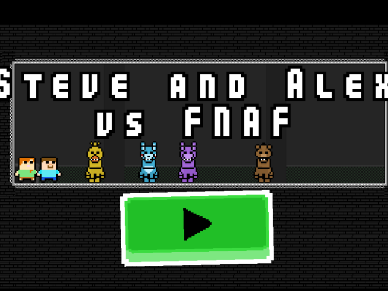 Jogo Steve e Alex vs Fnaf  online