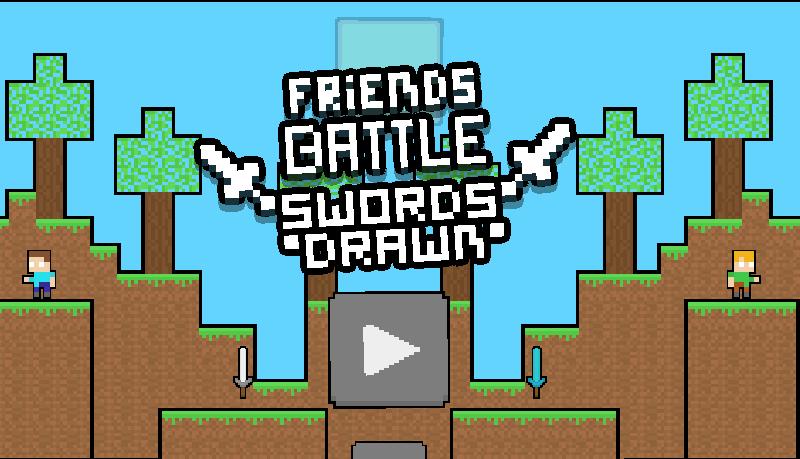 Jogo Espadas de Batalha de Amigos Desenhadas  online