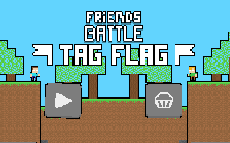 Jogo Bandeira de etiqueta de batalha de amigos  online