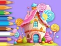 Jogo Livro para Colorir: Casa do Pirulito  online