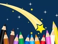 Jogo Livro para colorir: estrela cadente  online
